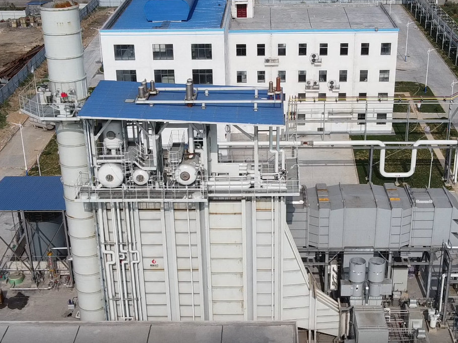 江西電建-江蘇國發(fā)焦?fàn)t煤氣熱電聯(lián)產(chǎn)項目HRSG投入運行